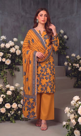 3 Pcs Lawn Unstitched Suit 108