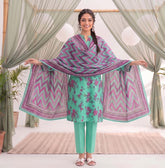 3 Pcs Lawn Unstitched Suit 110
