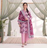 3 Pcs Lawn Unstitched Suit 11