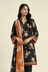 Shirt,Trouser & Dupatta Unstitched Lawn 3 Piece 14
