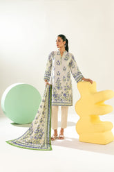 Shirt,Trouser & Dupatta Unstitched Lawn 3 Piece 18