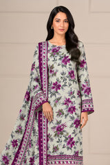 Shirt,Trouser & Dupatta Unstitched Lawn 3 Piece 19
