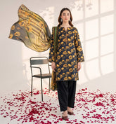 3 Pcs Lawn Unstitched Suit 101