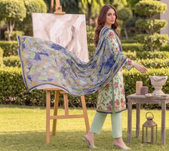 3 Pcs Lawn Unstitched Suit 114