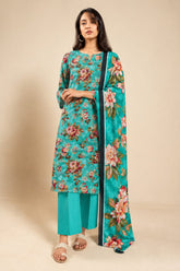 Shirt,Trouser & Dupatta Unstitched Lawn 3 Piece 25