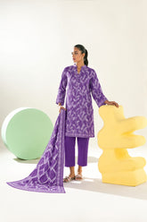 Shirt,Trouser & Dupatta Unstitched Lawn 3 Piece 02