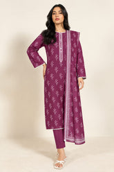 Shirt,Trouser & Dupatta Unstitched Lawn 3 Piece 30