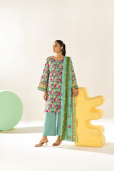 Shirt,Trouser & Dupatta Unstitched Linen 3 Piece 37