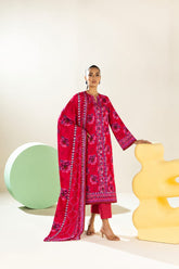 Shirt,Trouser & Dupatta Unstitched Linen 3 Piece 39