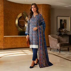 3 Pcs Lawn Unstitched Suit 140