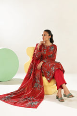 Shirt,Trouser & Dupatta Unstitched Linen 3 Piece 41
