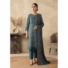 3 Pcs Lawn Unstitched Suit 142