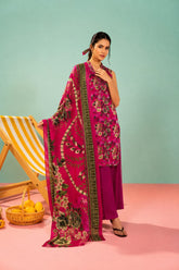 Shirt,Trouser & Dupatta Unstitched Linen 3 Piece 46
