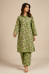 Shirt & Trouser Unstitched 2Pcs Suit 48