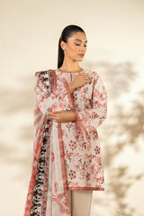 Shirt,Trouser & Dupatta Unstitched Lawn 3 Piece 04