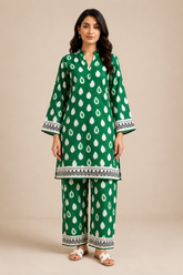 Shirt & Trouser Unstitched 2Pcs Suit 58