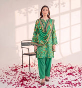 3 Pcs Lawn Unstitched Suit 105