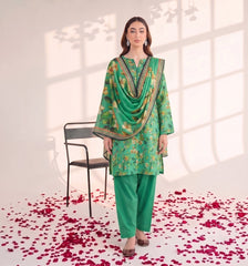 3 Pcs Lawn Unstitched Suit 105