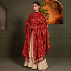 Women's Winter Acrylic Wool Shawl 07