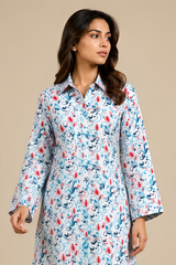 Shirt & Trouser Unstitched 2Pcs Suit 08