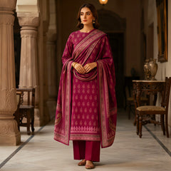 3 Pcs Lawn Unstitched Suit 192