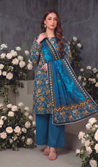 3 Pcs Lawn Unstitched Suit 109