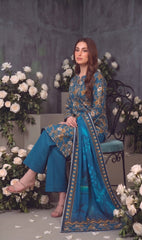3 Pcs Lawn Unstitched Suit 109