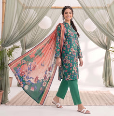 3 Pcs Lawn Unstitched Suit 109