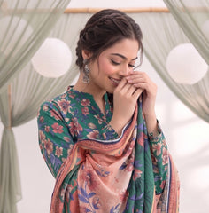 3 Pcs Lawn Unstitched Suit 109