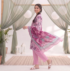 3 Pcs Lawn Unstitched Suit 11
