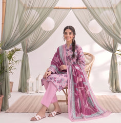 3 Pcs Lawn Unstitched Suit 11