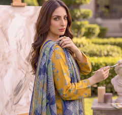 3 Pcs Lawn Unstitched Suit 113