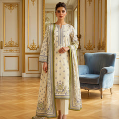 3 Pcs Lawn Unstitched Suit 119