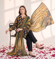 3 Pcs Lawn Unstitched Suit 101