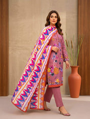 3 Pcs Lawn Unstitched Suit 124