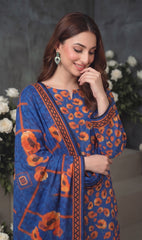 3 Pcs Lawn Unstitched Suit 102