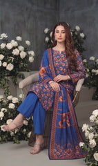 3 Pcs Lawn Unstitched Suit 102