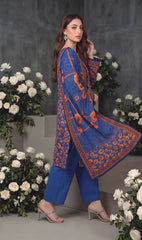 3 Pcs Lawn Unstitched Suit 102
