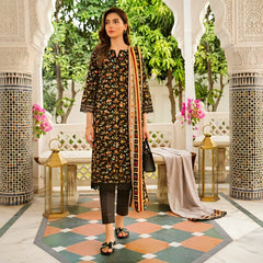3 Pcs Lawn Unstitched Suit 134