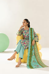 Shirt,Trouser & Dupatta Unstitched Linen 3 Piece 37