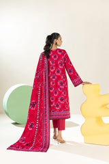 Shirt,Trouser & Dupatta Unstitched Linen 3 Piece 39