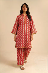 Shirt & Trouser Unstitched 2Pcs Suit 42
