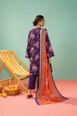 Shirt,Trouser & Dupatta Unstitched Linen 3 Piece 45