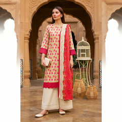 3 Pcs Lawn Unstitched Suit 147