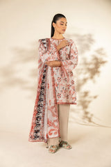 Shirt,Trouser & Dupatta Unstitched Lawn 3 Piece 04