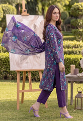 3 Pcs Lawn Unstitched Suit 104