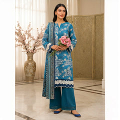 3 Pcs Lawn Unstitched Suit 153