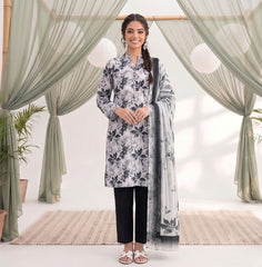 3 Pcs Lawn Unstitched Suit 104