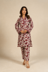 Shirt & Trouser Unstitched 2Pcs Suit 76