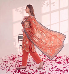 3 Pcs Lawn Unstitched Suit 106
